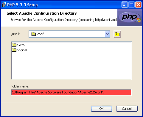 PHP 5.3.3 Locating Apache Config