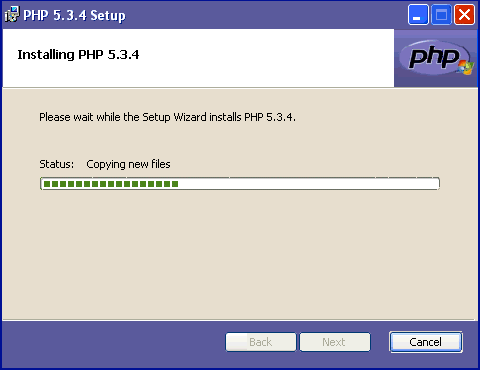 Installing PHP 5.3.4