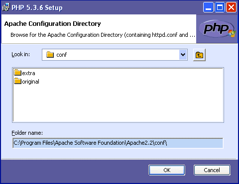 PHP 5.3.6 Locating Apache Config